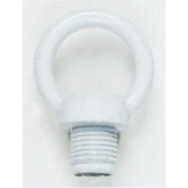 1" Male Loops - 1/8 IP With Wireway - 10lbs Max - White Finish