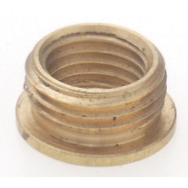 Brass Reducing Bushing - Unfinished - 3/8 M x 1/8 F - With Shoulder