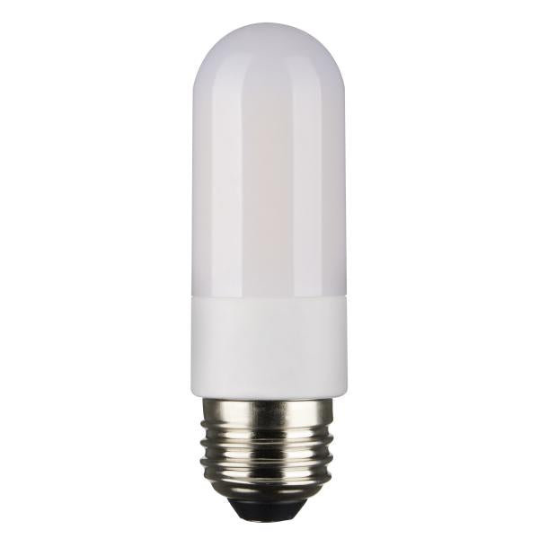 8 Watt T10 LED - Frosted - Medium base - 4000K - High Lumen - 120 Volt - 90 CRI - Dimmable - Carded