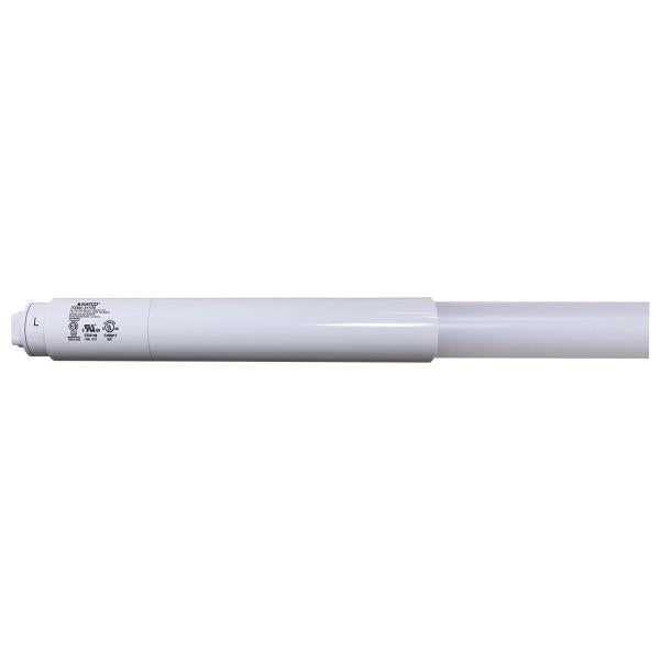 38 Watt T8 LED - Recessed Double Contact HO/VHO Base - CCT Selectable - Type B - Ballast Bypass - PET Shatterproof Coated - White Finish - 96 Inches - 120-277 Volt