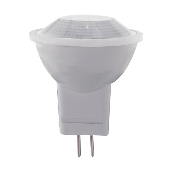 2 Watt MR11 LED - GU4 base - 3000K - 12 Volt - 36 deg. Beam Angle - 2-Card