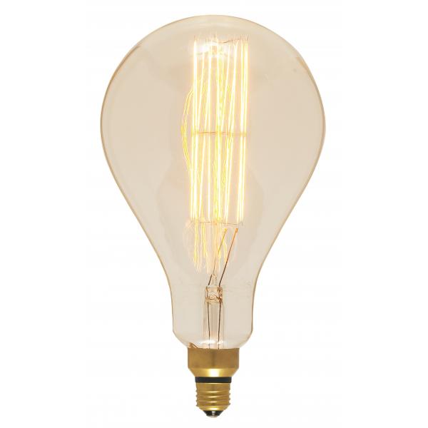 60 Watt PS52 Incandescent vintage style - Amber - 2000 Average rated hours - Medium Base - 120 Volt