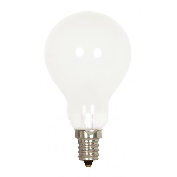 40 Watt A15 Incandescent - Frost - Appliance Lamp - 1000 Average rated hours - 420 Lumens - Candelabra base - 120 Volt - 2-Card