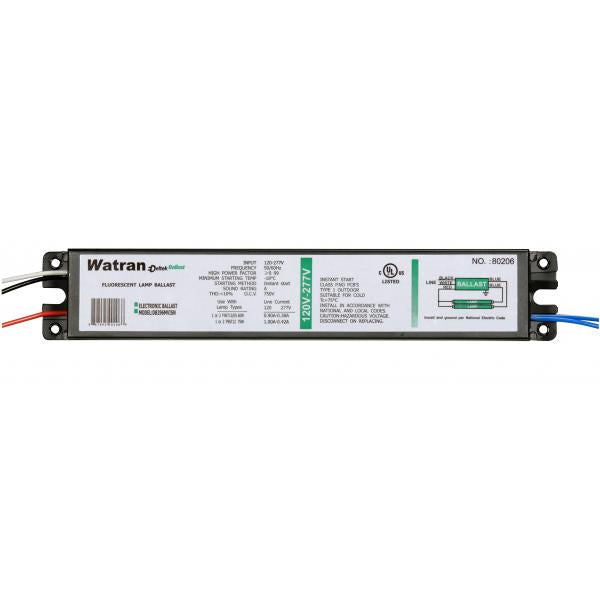 DB296MVISN BALLAST UNV: 1-2 - T12 Instant Start, Professional < 10% THD, Universal Voltage Ballast 120/277V
