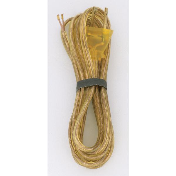 8 Foot Cord With Plug - Gold Finish