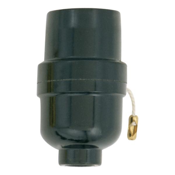 Bakelite Medium Base Pull Chain Socket