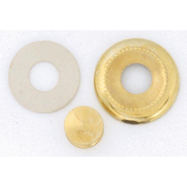 Ceiling Glass Lock-Up - Brass Plated Finish