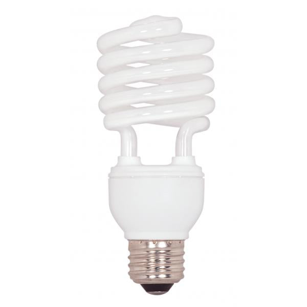 23 Watt - Mini Spiral Compact Fluorescent - 4100K - 82 CRI - Medium base - 120 Volt