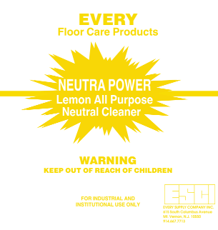 Neutra Power Lemon All Purpose Neutral Cleaner