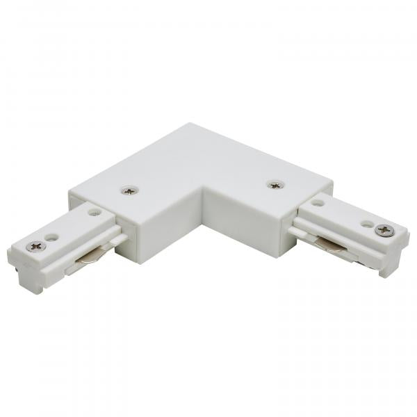 L Connector - Reverse Polarity - White Finish