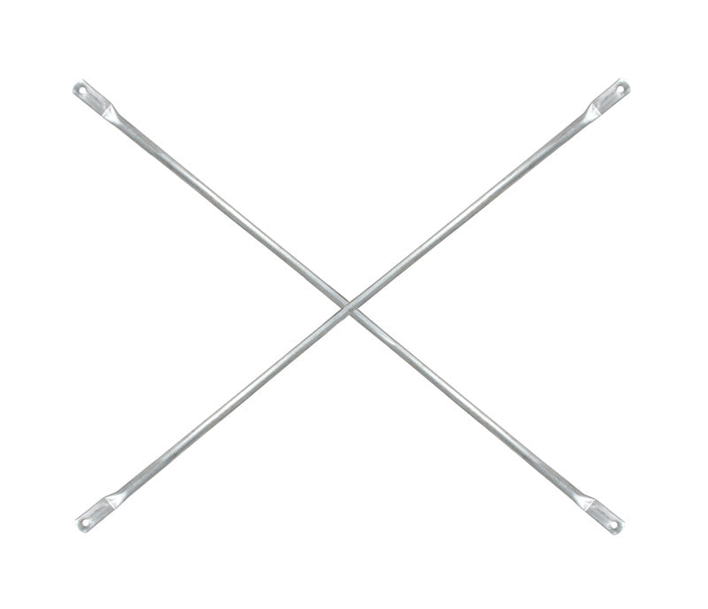 Metal Tech Steel Silver Scaffold Cross Brace 1 pk
