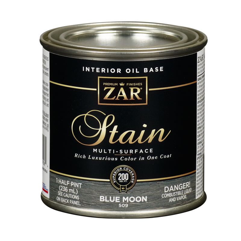 ZAR Semi-Transparent Blue Moon Oil-Based Polyurethane Wood Stain 0.5 pt