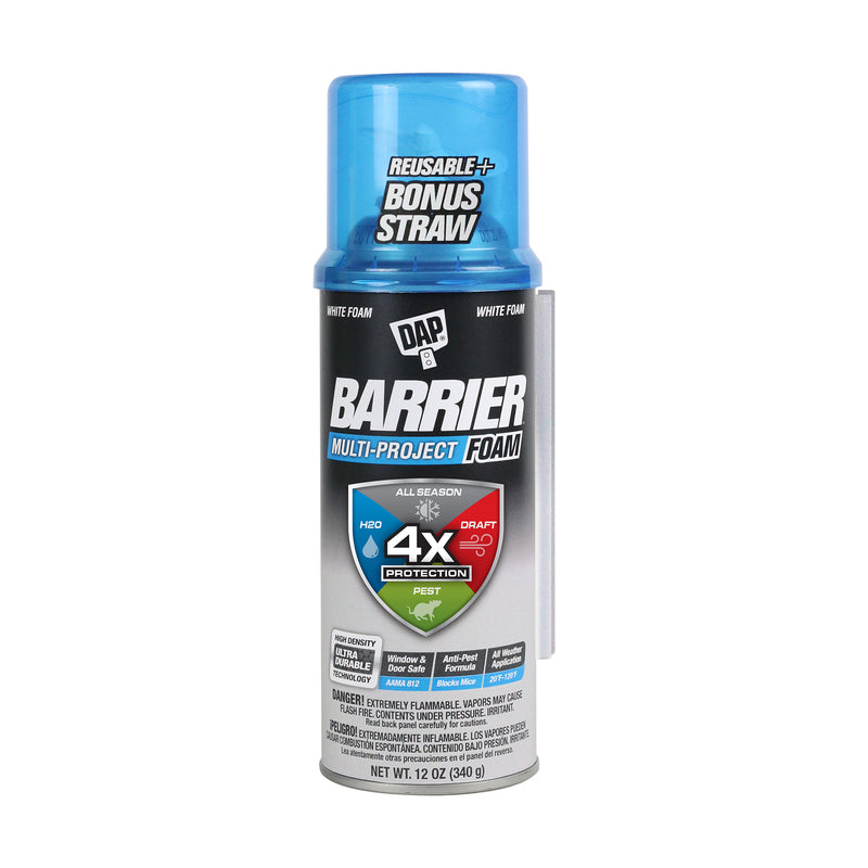 DAP Barrier Foam White Polyurethane Foam Multipurpose Barrier Foam 12 oz