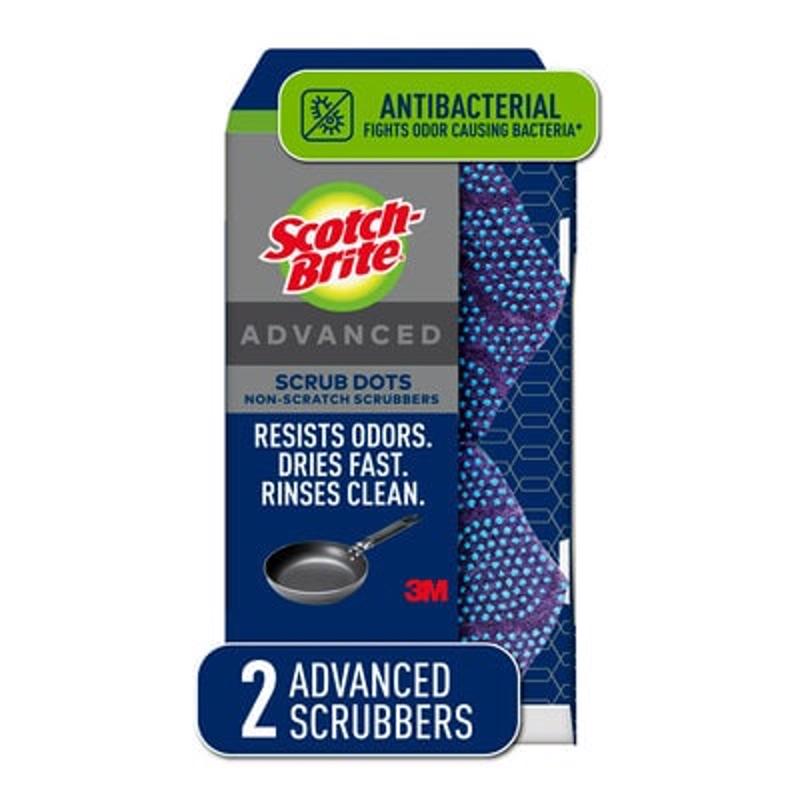 3M Scotch-Brite Non-Scratch Scrubber Sponge 3.7 in. L 2 pk