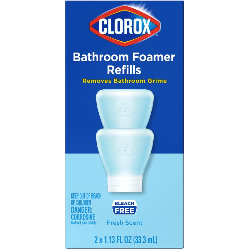 Clorox Fresh Scent Concentrated Bathroom Foamer Refill Liquid 1.13 oz