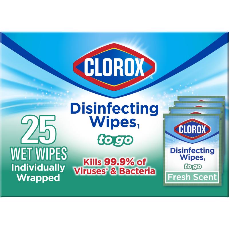 Clorox Disinfecting Wipes 6.1 oz 25 pk