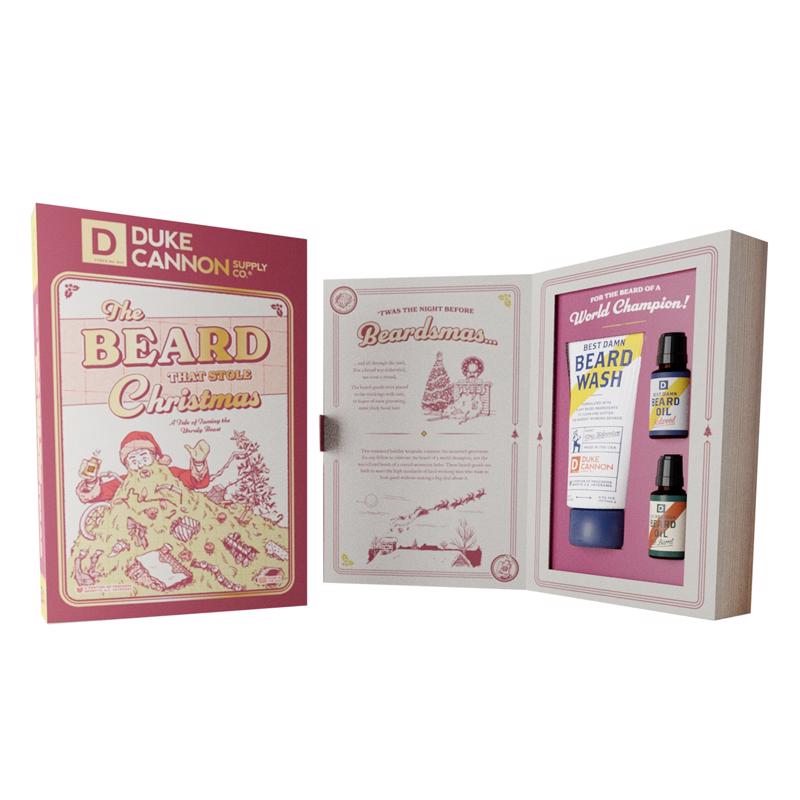 Duke Cannon Best Damn The Beard that Stole Christmas Gift Set 1 pk