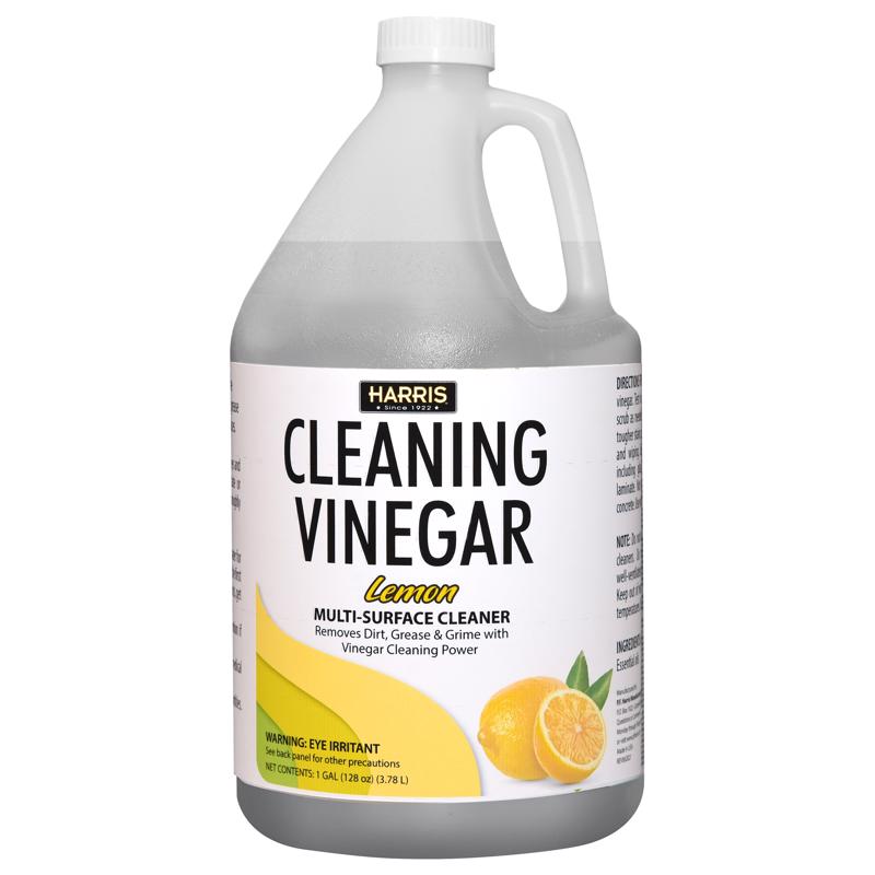 Harris Lemon Scent Concentrated All Purpose Cleaning Vinegar Liquid 128 oz
