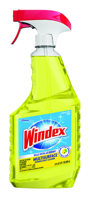 Windex Fresh Citrus Scent Multi-Surface Cleaner Liquid 23 oz