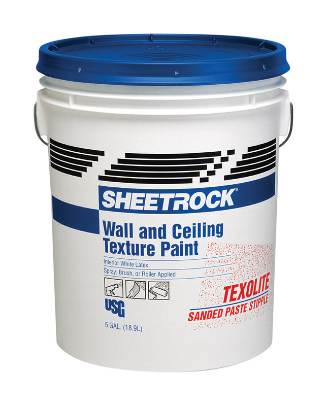 USG Sheetrock White Wall and Ceiling Texture Paint 5 gal