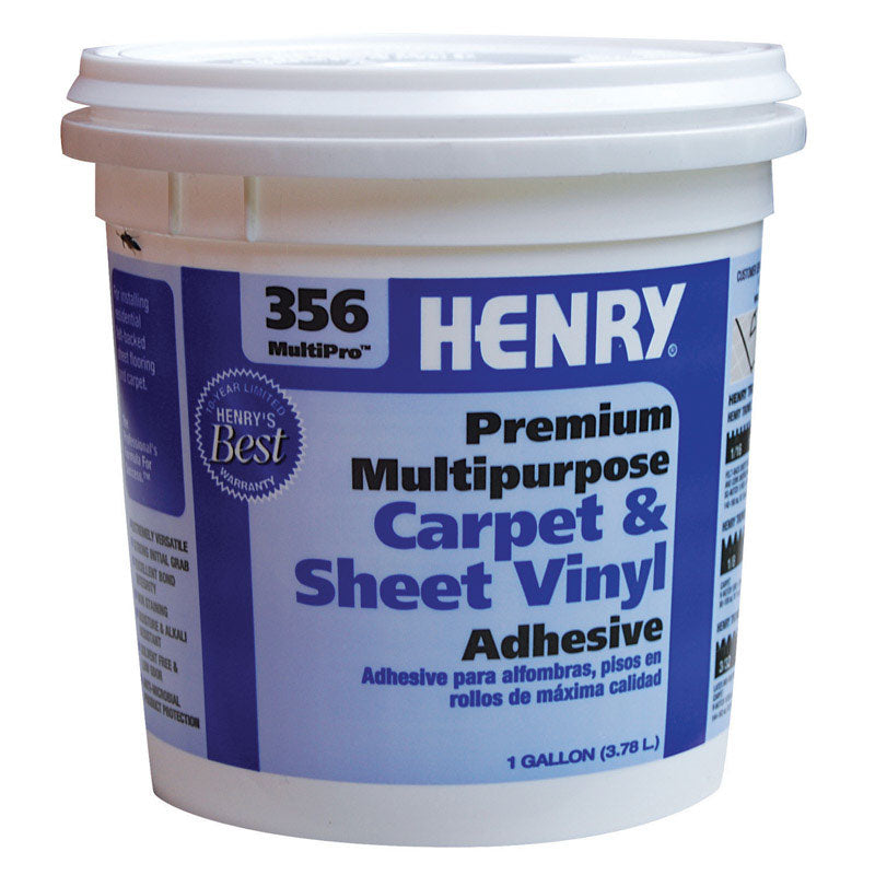 Henry 356 MultiPro Premium Multipurpose High Strength Carpet & Sheet Vinyl Adhesive 1 gal