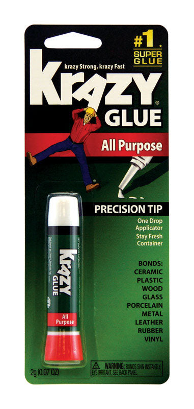 Krazy Glue High Strength Polyvinyl acetate homopolymer All Purpose Adhesive 0.07 oz