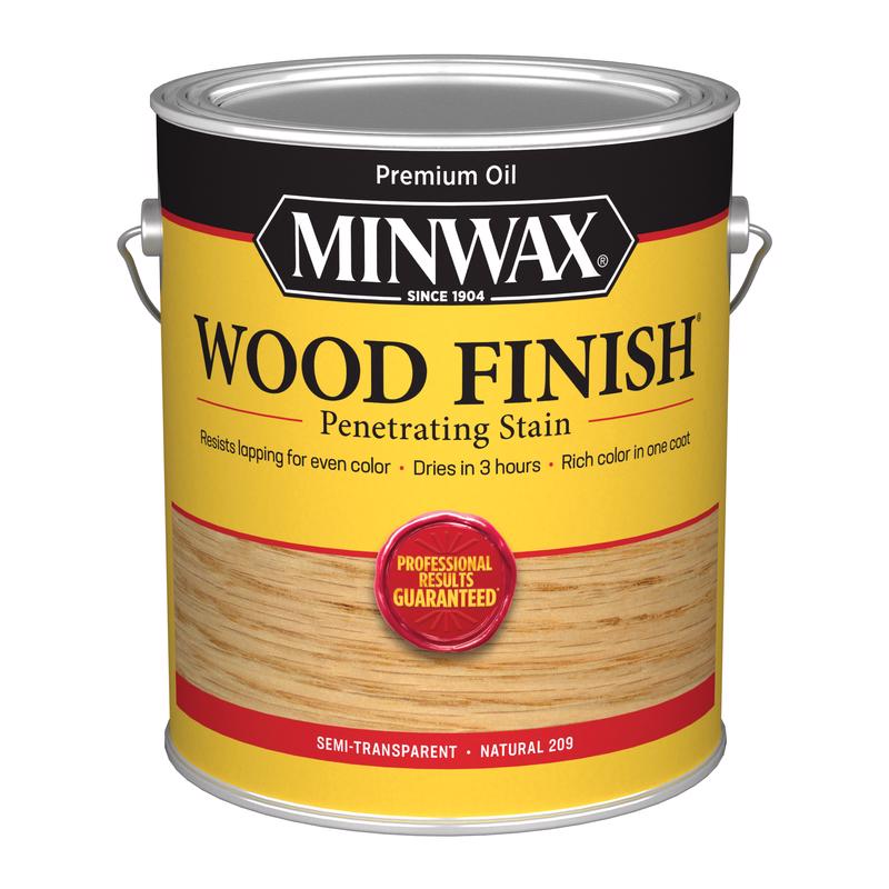Minwax Wood Finish Semi-Transparent Natural Oil-Based Penetrating Stain 1 gal