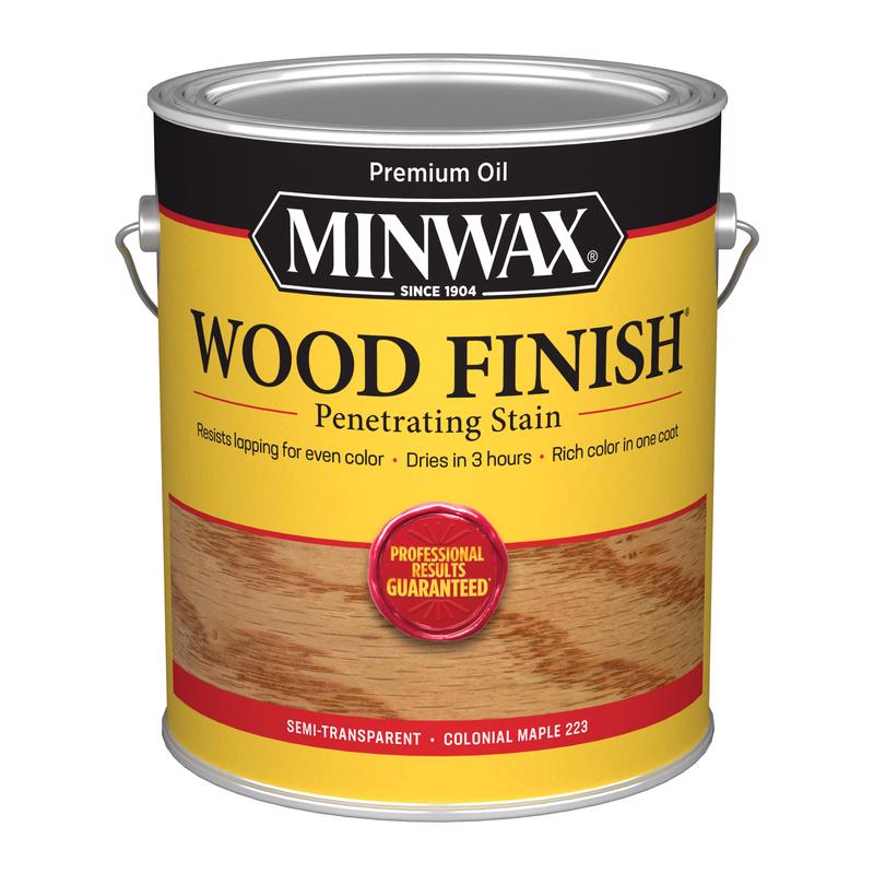 Minwax Wood Finish Semi-Transparent Colonial Maple Oil-Based Penetrating Stain 1 gal