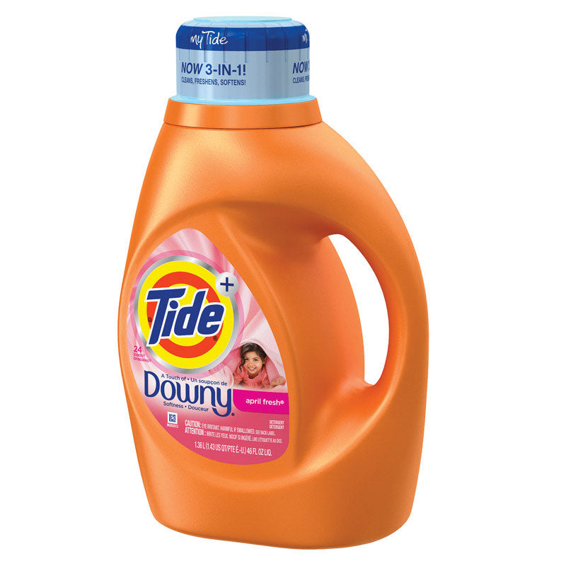Tide April Fresh Scent Laundry Detergent Liquid 46 oz