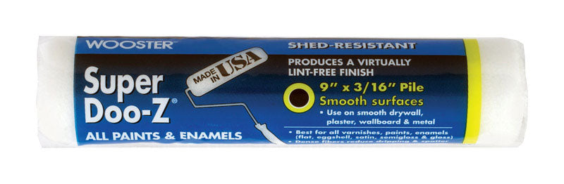 Wooster Super Doo-Z Fabric 9 in. W X 3/16 in. Regular Paint Roller Cover 1 pk