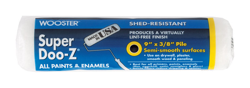 Wooster Super Doo-Z Fabric 9 in. W X 3/8 in. Regular Paint Roller Cover 1 pk