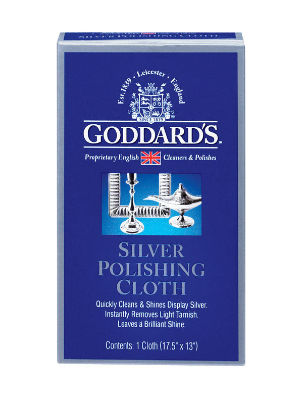 Goddard's Mild Scent Silver Polish 1 wipes Cloth