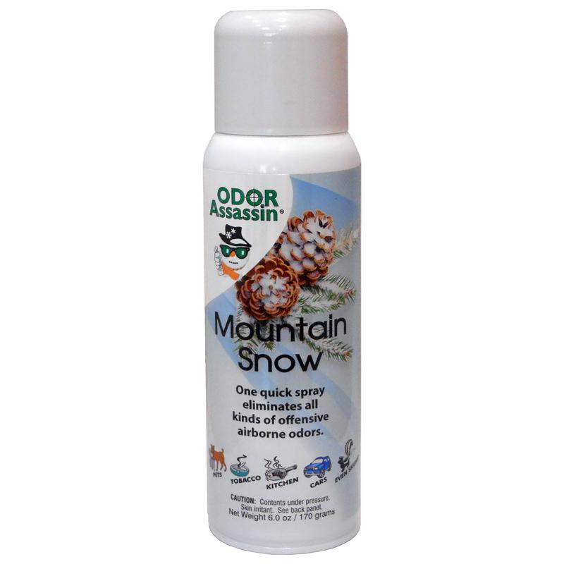 Odor Assassin Convenient Sprays Mountain Snow Scent Odor Control Spray 6 oz Liquid