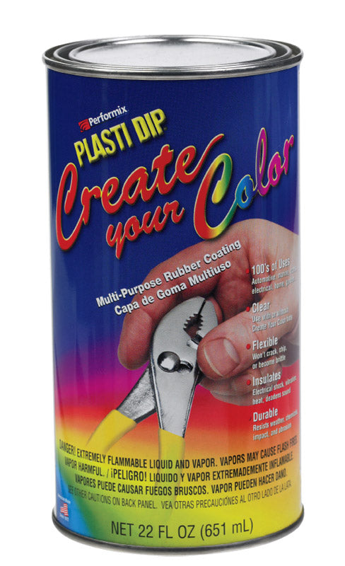 Plasti Dip Flat/Matte Clear Multi-Purpose Rubber Coating 22 oz oz
