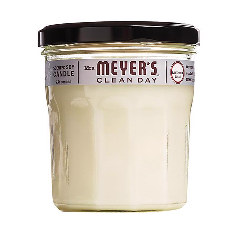 Mrs. Meyer's Clean Day Ivory Lavender Scent Soy Candle 7.2 oz