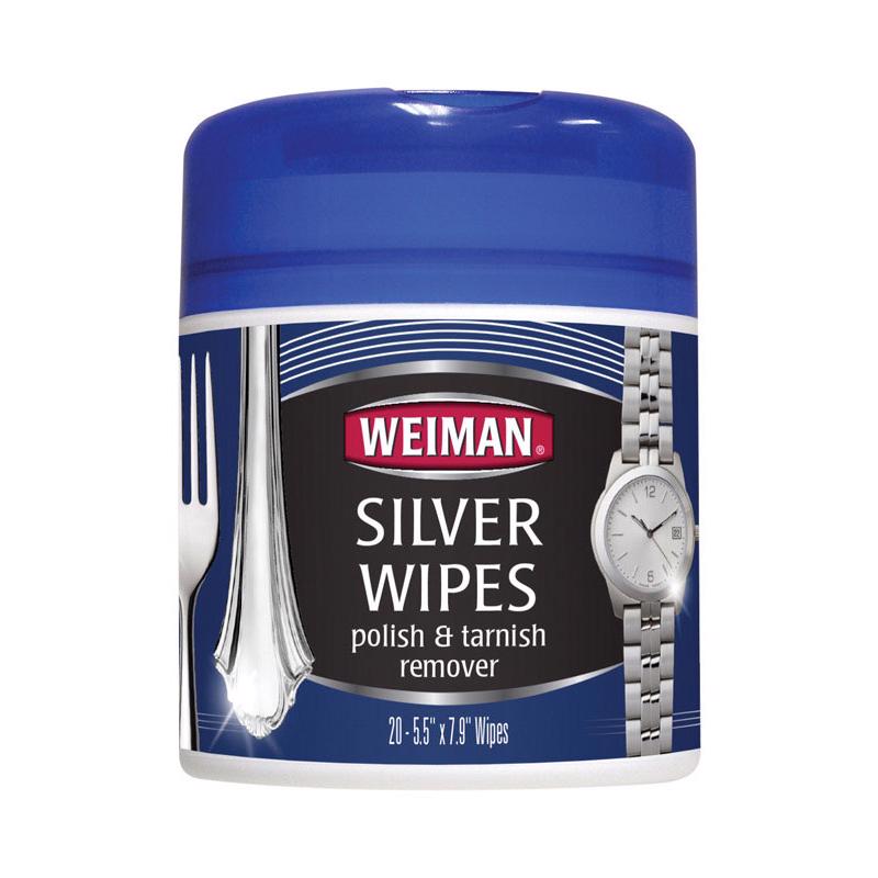 Weiman Mild Scent Silver Polish 20 wipes Wipes