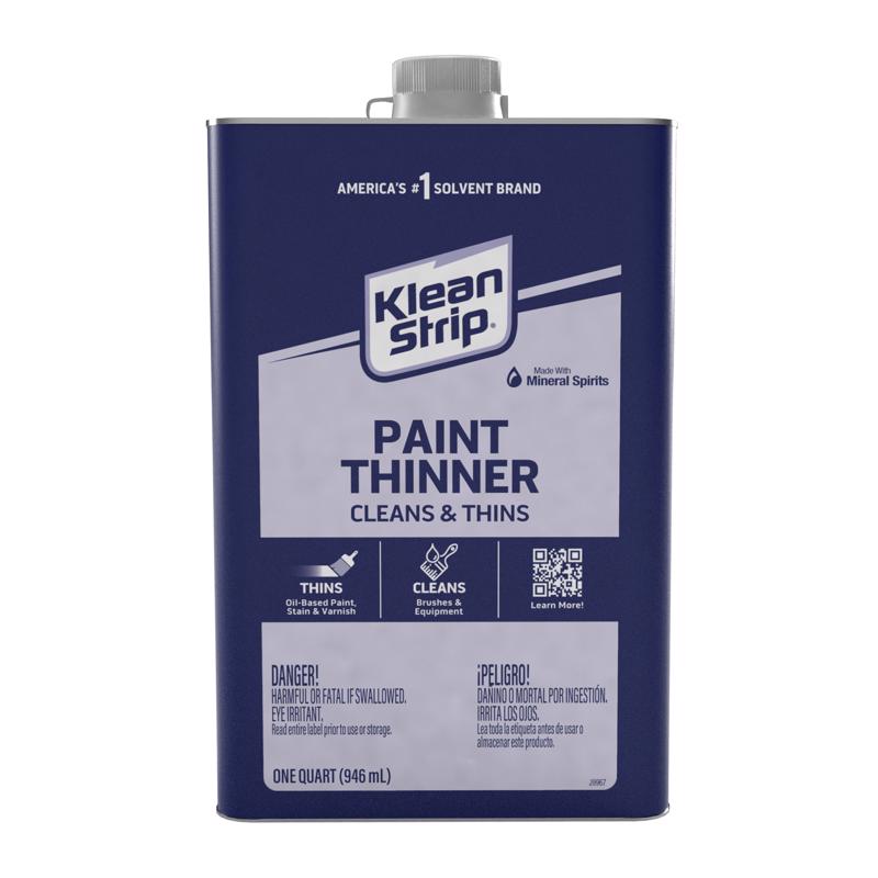 Klean Strip Mineral Spirits Paint Thinner 1 qt