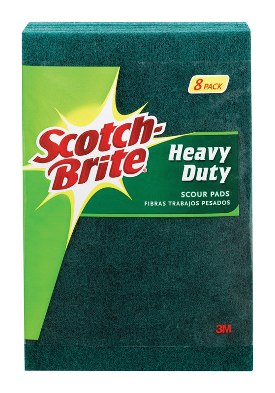 Scotch-Brite Heavy Duty Scouring Pad For Pots and Pans 6 in. L 8 pk