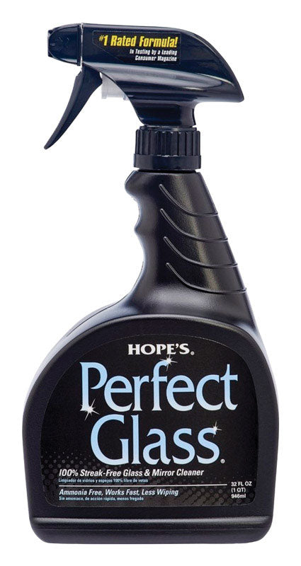 Hope's Perfect Glass No Scent Glass Cleaner 32 oz Liquid