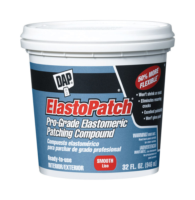 DAP ElastoPatch Ready to Use White Patching Compound 32 oz