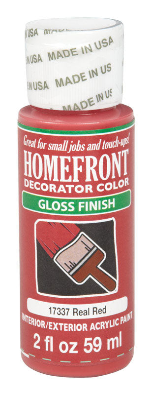 Homefront Gloss Real Red Hobby Paint 2 oz