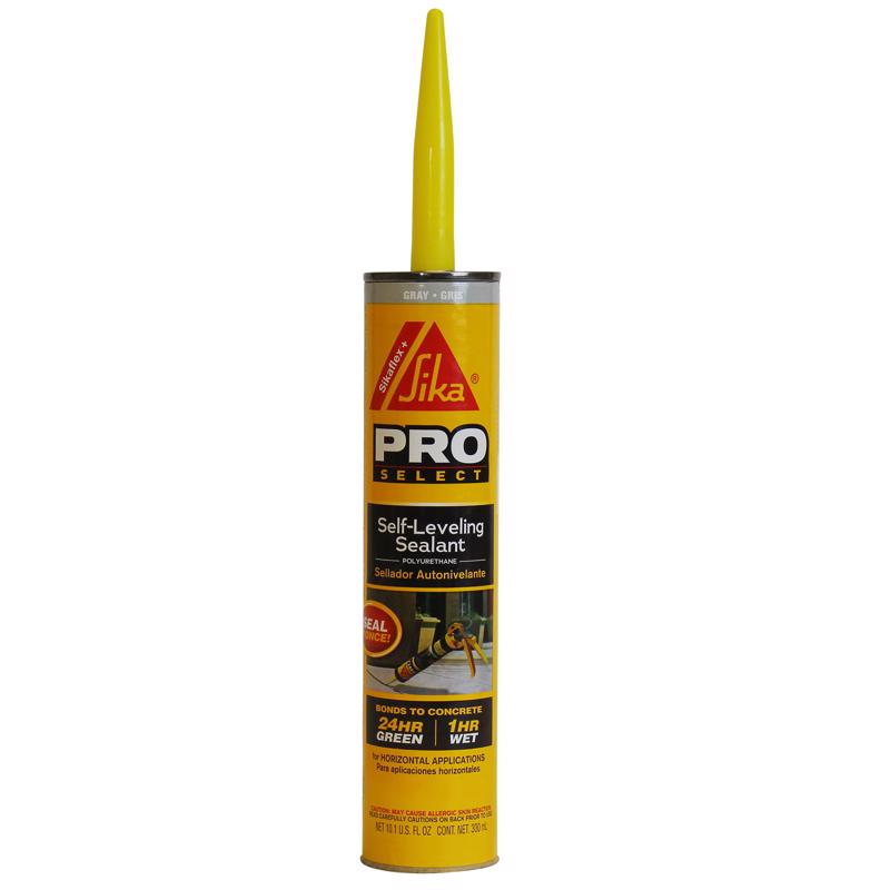 Sika Pro Select Gray Polyurethane Concrete Self-Leveling Sealant 10.1 oz