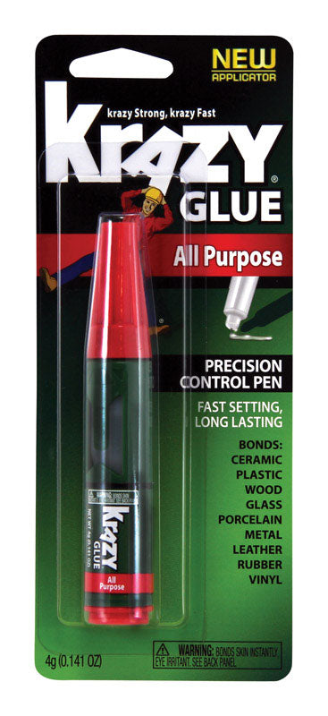 Krazy Glue High Strength Polyvinyl acetate homopolymer All Purpose Adhesive 0.14 oz