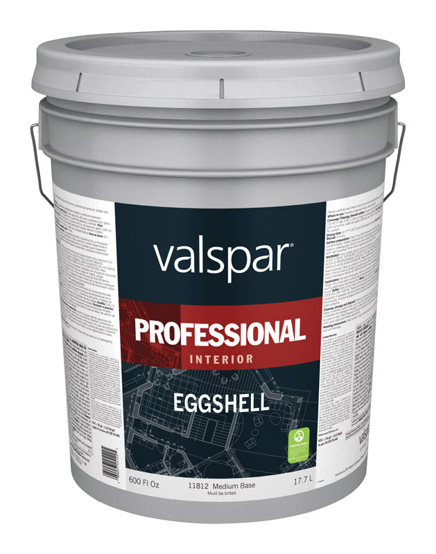 Valspar Professional Eggshell Tintable Medium Base Paint Interior 5 gal