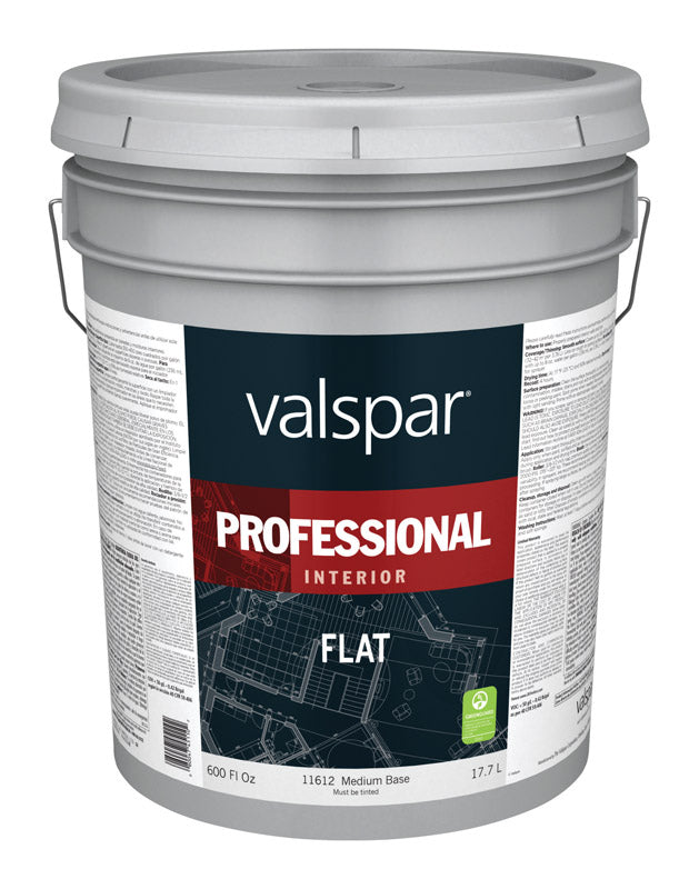 Valspar Professional Flat Tintable Medium Base Paint Interior 5 gal