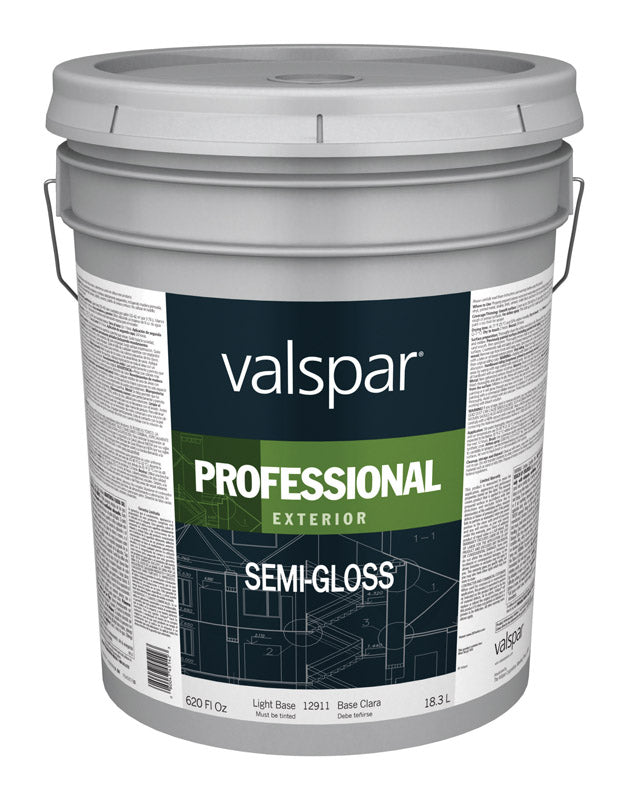 Valspar Professional Semi-Gloss Tintable Light Base Paint Exterior 5 gal