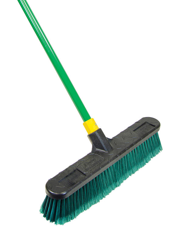 Quickie Bulldozer Polypropylene 18 in. Multi-Surface Push Broom
