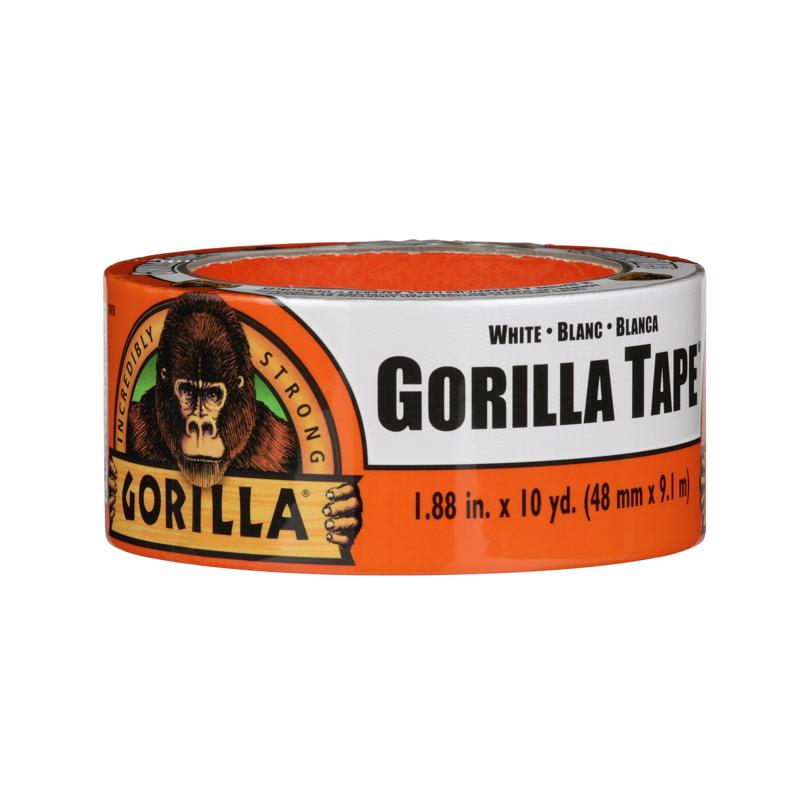 Gorilla 1.88 in. W X 10 yd L Tape White