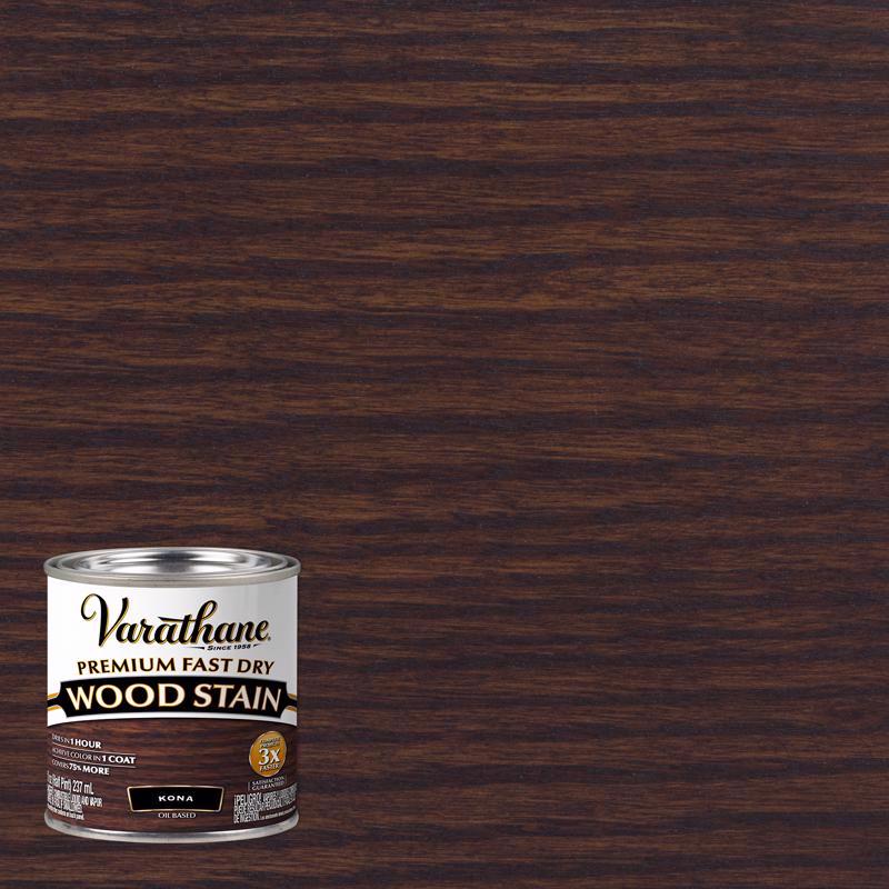 Varathane Premium Kona Oil-Based Fast Dry Wood Stain 0.5 pt