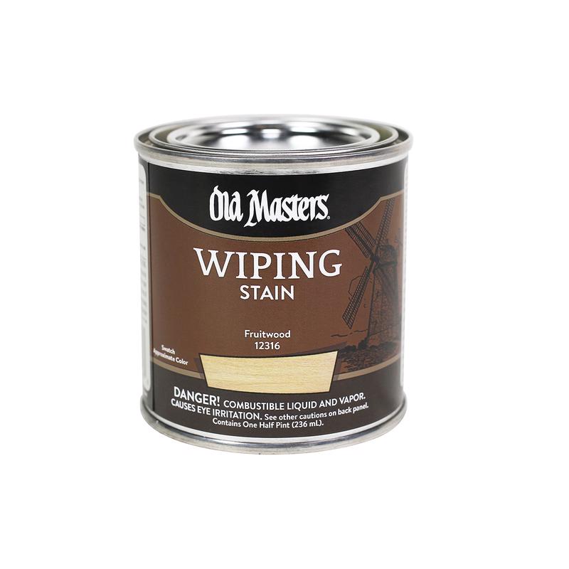 Old Masters Semi-Transparent Fruitwood Oil-Based Wiping Stain 0.5 pt